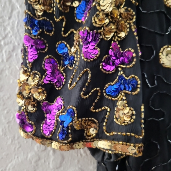 Stenay Vintage Silk Dress Size Large - Picture 3 of 9